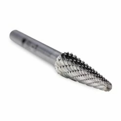 Buy 🔥 BHA - Black Hawk Abrasives Taper Radius End Carbide Burr, Double Cut - 1/4" Shank 🔔