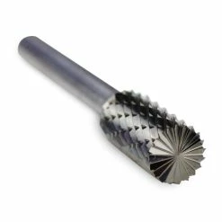 Deals 👍 BHA - Black Hawk Abrasives Cylinder End Cut Carbide Burr, Double Cut - 1/4" Shank 🧨