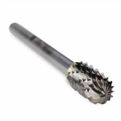 Outlet 🛒 BHA - Black Hawk Abrasives Cylinder Radius End Carbide Burr, Double Cut - 1/8" Shank ⭐