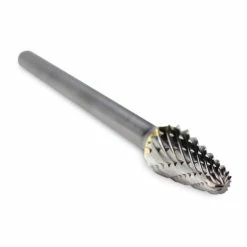 Promo 🧨 BHA - Black Hawk Abrasives Taper Radius End Carbide Burr, Double Cut - 1/8" Shank 🎁