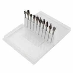 Buy 🌟 BHA - Black Hawk Abrasives 10 Piece Miniature Tungsten Carbide Burr Set, Aluma Cut – 1/8” Shank 🧨