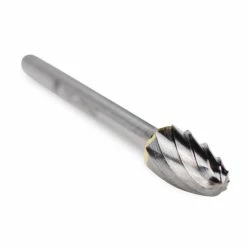 Hot Sale 😍 BHA - Black Hawk Abrasives Rounded Tree Carbide Burr, Aluma Cut - 1/8" Shank 😍