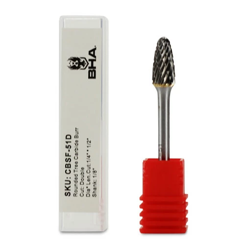 Cheap π BHA - Black Hawk Abrasives Rounded Tree Carbide Burr, Double Cut - 1/8" Shank π€© 5 Cheap π BHA - Black Hawk Abrasives Rounded Tree Carbide Burr, Double Cut - 1/8" Shank π€© - Image 5