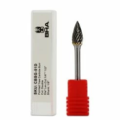 Coupon β BHA - Black Hawk Abrasives Pointed Tree Carbide Burr, Double Cut - 1/8" Shank π― 12 Coupon β BHA - Black Hawk Abrasives Pointed Tree Carbide Burr, Double Cut - 1/8" Shank π― -flooring-abrasives store CBSG 51D double cut carbide burr pointed tree single 12114.1647617892