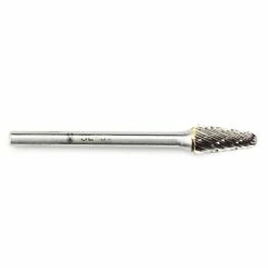 Promo 🧨 BHA - Black Hawk Abrasives Taper Radius End Carbide Burr, Double Cut - 1/8" Shank 🎁 -flooring-abrasives store CBSL 51D carbide burr double cut 1 8 inch taper 11915.1647618236