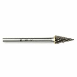 Brand new ❤️ BHA - Black Hawk Abrasives Cone Shape Carbide Burr, Double Cut - 1/8" Shank 🔔 -flooring-abrasives store CBSM 51D carbide burr double cut 1 8 inch pointed cone 28037.1647618340