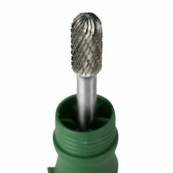 Promo 🤩 BHA - Black Hawk Abrasives Cylinder Radius End Carbide Burr, Double Cut - 1/4" Shank 💯 -flooring-abrasives store SC 3 double cut carbide burr cylinder radius tip 13109.1646342789