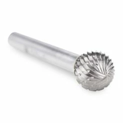 Budget ⭐ BHA - Black Hawk Abrasives Ball Shape Carbide Burr, Double Cut - 1/4" Shank 🌟 -flooring-abrasives store SD 5D double cut tungsten carbide bur 93613.1647277555