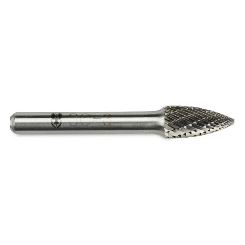 Flash Sale π BHA - Black Hawk Abrasives Pointed Tree Carbide Burr, Double Cut - 1/4" Shank π 4 Flash Sale π BHA - Black Hawk Abrasives Pointed Tree Carbide Burr, Double Cut - 1/4" Shank π - Image 4
