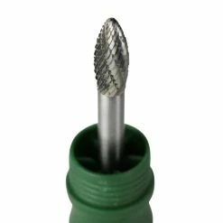 Discount 🤩 BHA - Black Hawk Abrasives Flame Shape Carbide Burr, Double Cut - 1/4" Shank 🎁 -flooring-abrasives store SH 2 double cut carbide burr flame tip 87399.1646343547