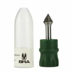 Cheap 🔥 BHA - Black Hawk Abrasives 60 Degree Cone Shape Carbide Burr, Double Cut - 1/4" Shank 🔥 -flooring-abrasives store SJ 3 double cut carbide burr cone 60 degree single 61918.1646343689