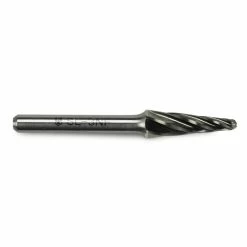 Best Sale ⭐ BHA - Black Hawk Abrasives Taper Radius End Carbide Burr, Aluma Cut - 1/4" Shank 🌟 -flooring-abrasives store SL 3NF carbide burr single cut 1 4 inch taper radius end 06241.1646413803