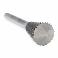 Best Sale ✨ BHA - Black Hawk Abrasives Inverted Cone Shape Carbide Burr, Double Cut - 1/4" Shank 🎉 -flooring-abrasives store SN 6D double cut tungsten carbide bur 41322.1647278319